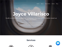 Tablet Screenshot of joycevillarisco.com
